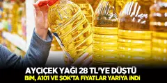 Ayçiçek Yağı 28 TL'ye Düştü! A101, BİM ve ŞOK'ta Ayçiçek Yağı Fiyatları Yarıya Düştü - Haber İnternette