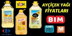 Ayçiçek Yağı Fiyatını  Düşürdüler! ŞOK, A101, BİM ve Carrefoursa Ayçiçek Yağı için Görülmemiş İndirim - Haber İnternette