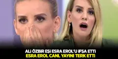 Ali Özbir Eşi Esra Erol'u İfşa Etti! Esra Erol Canlı Yayını Terk Etti!