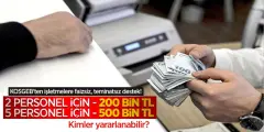 KOSGEB'den İşletmelere Faizsiz Kredi Fırsatı!  2 Personel İçin 200 Bin TL Destek - Haber İnternette