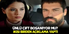 Burak Özçivit Fahriye Evcen Boşanıyor mu? İkisi Birden Açıklama Yaptı..