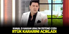 Kanal D Hakan Ural'ın Üstünü Çizdi! RTÜK'ten Flaş Hakan Ural Kararı.. - Haber İnternette - Son Dakika İnternet Haberleri