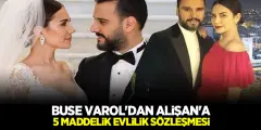 Buse Varol'dan Eşi Alişan'a 5 Maddelik Evlilik Sözleşmesi Ortaya Çıktı! Alişan Dava Açamaya Hazırlanıyor